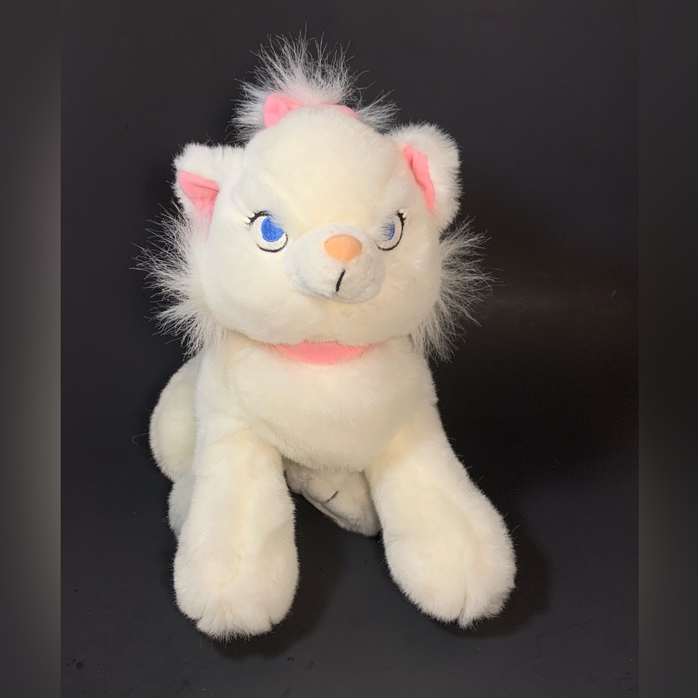 Disney MARIE THE CAT Aristocats 12" Plush Soft White Kitty Stuffed Animal